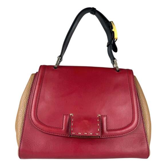 Fendi Handbags - FENDI Black Leather Shoulder Bag
